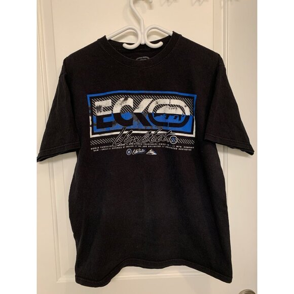 Ecko Unltd Short Sleeve Black T-Shirt Vintage Y2K Men’s Large - Picture 1 of 3